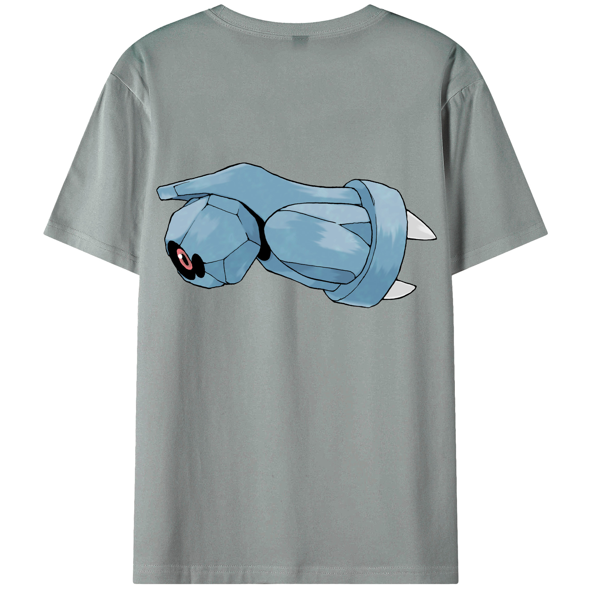 （画像用） ポケットモンスター Pokémon 綿100％ メンズ半袖Tシャツ（バックプリント） 通気性